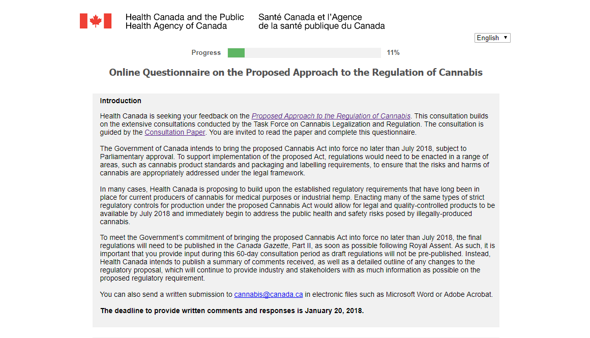 proposed regulation of cannabis questionnaire FI